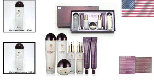 7-Pcs Snail Mucus Nutritive Skincare - Reduce Wrinkles & Enhance Hydration