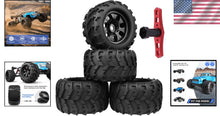 Load image into Gallery viewer, Optimal Traction RC Monster Truck Buggy Tires - 17mm Hex for Maxx and Typhon
