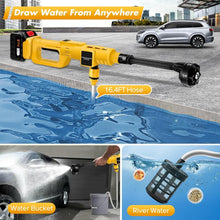 Load image into Gallery viewer, Lightweight Cordless Pressure Washer Gun - 900 PSI, Ideal for Cars and Gardens