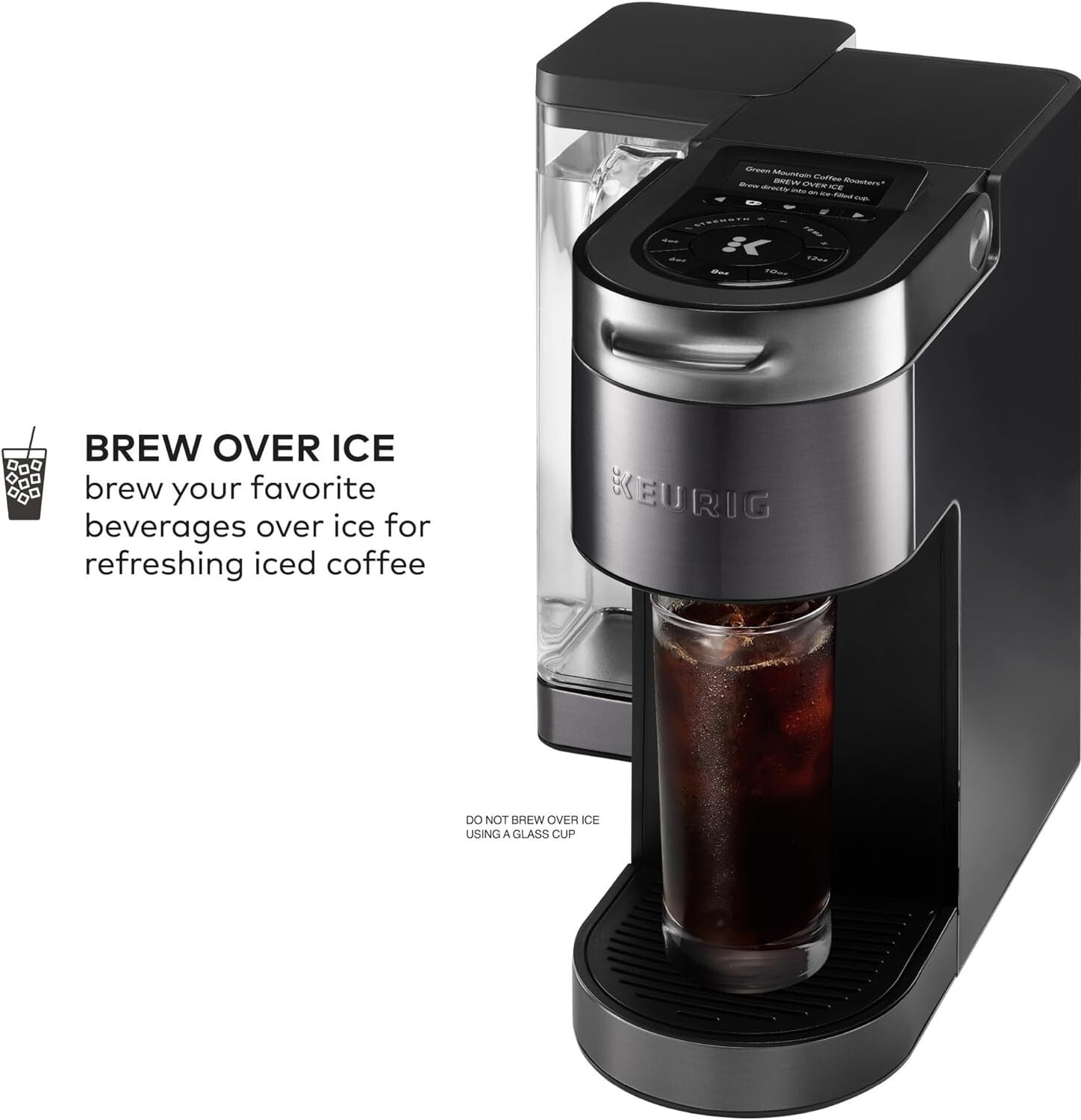 Modern Black K-Cup Pod Brewer with MultiStream Technology for Ultimate Flavor