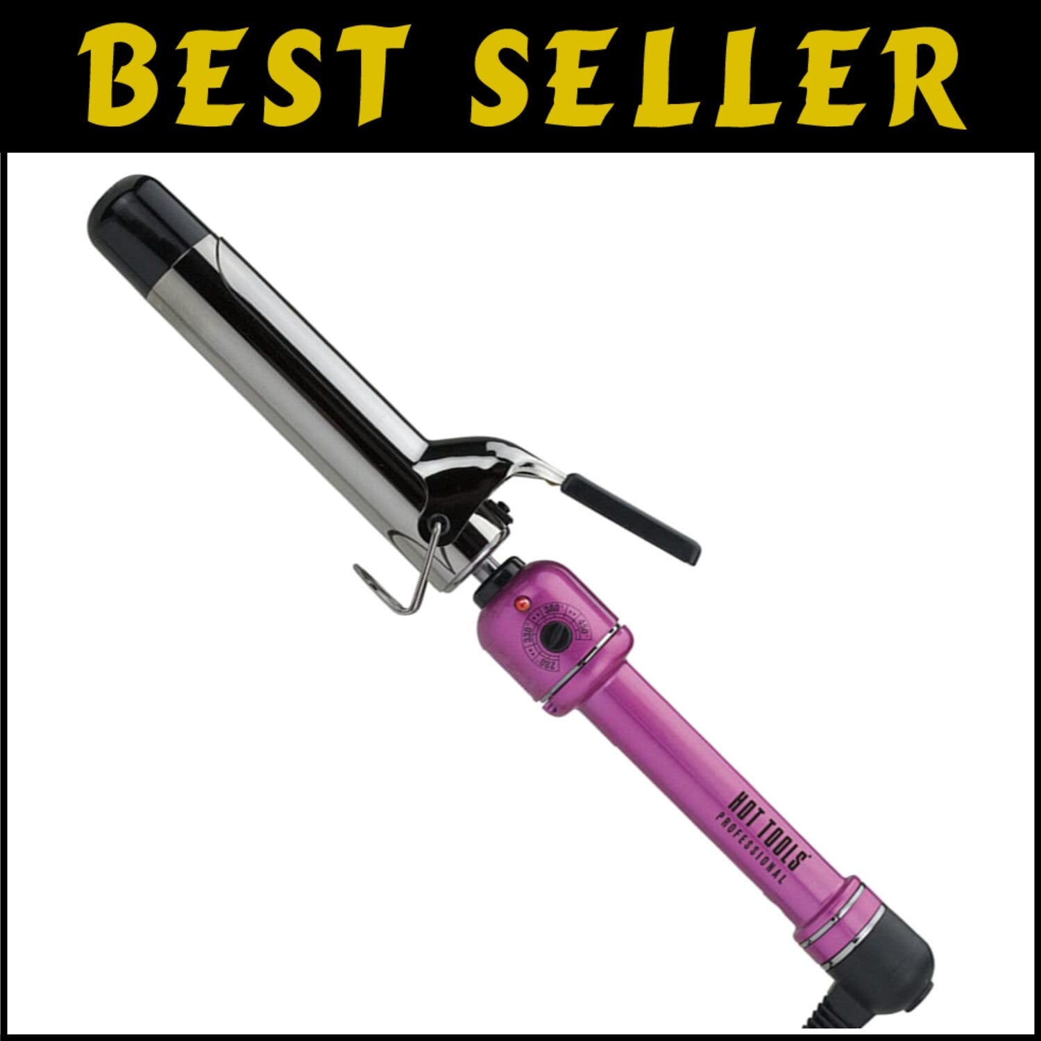 8ft Professional Titanium Curling Iron - Lightweight, Safe & Effective Styling