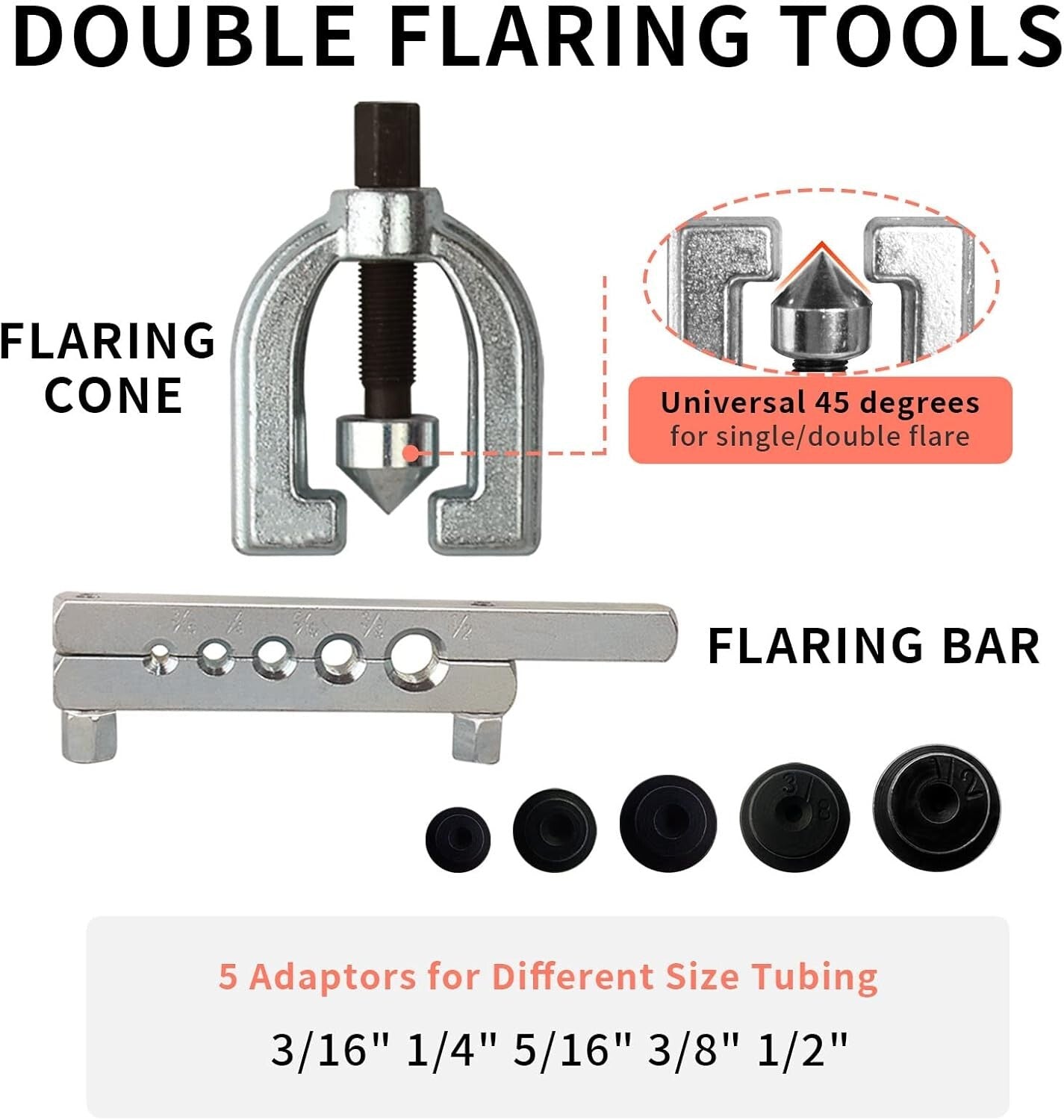 DIY-Friendly Brake Line Tubing Assembly - 1/4" 25 Ft with Fittings & Tools Set