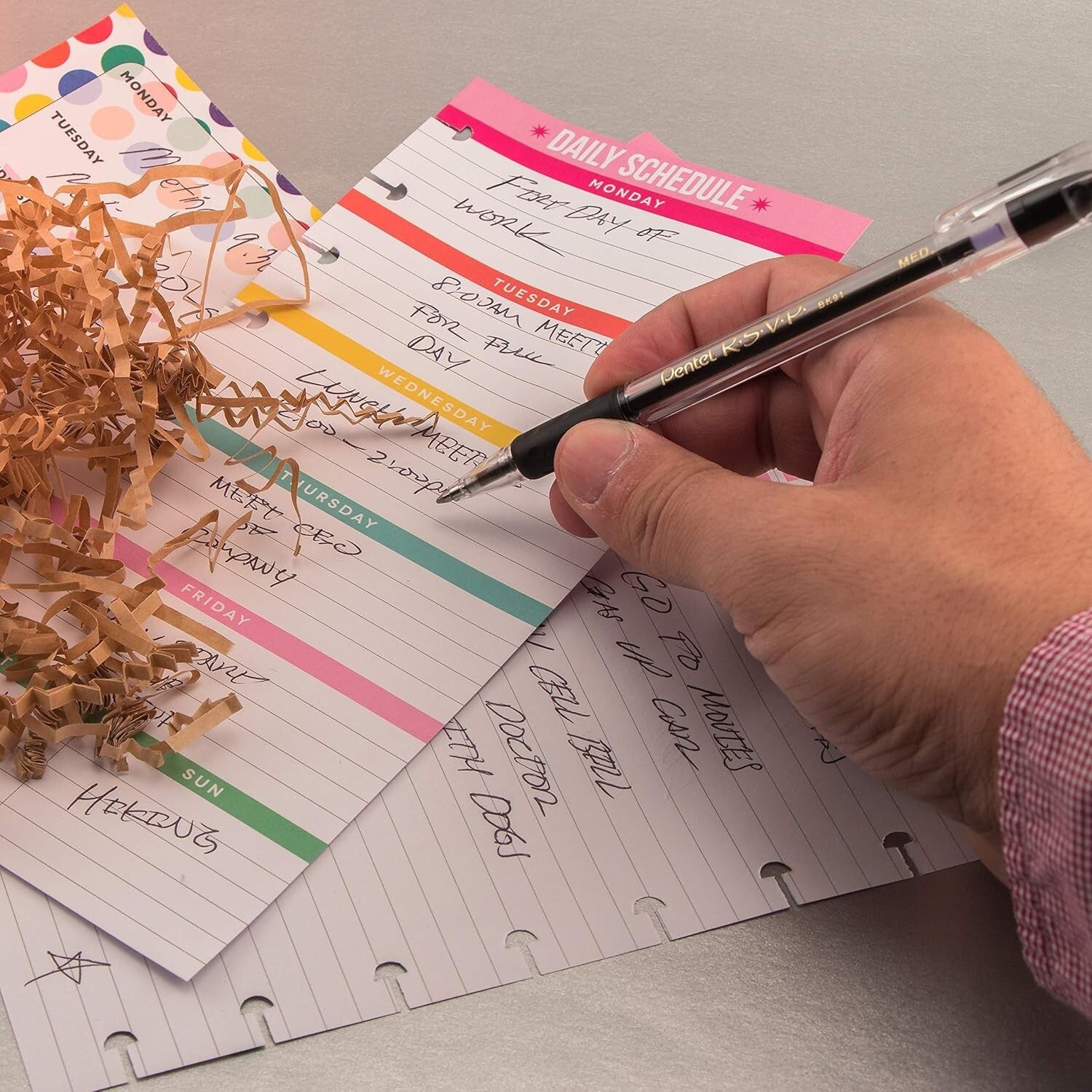 Durable RSVP Ballpoint Pen Canister – 72 Count, 0.7mm Fine Line Comfort