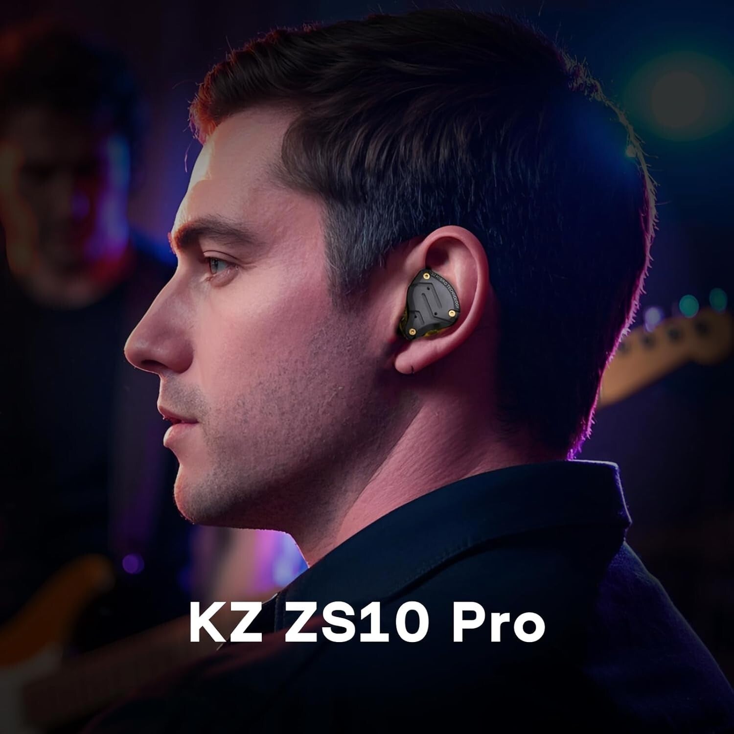 Detachable Cable Hybrid IEM Earphones in Dark Black - Premium Audio Experience