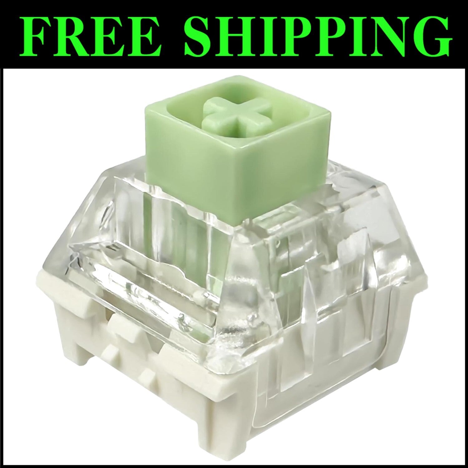 Box Jade 3-Pin Clicky Switches - Satisfaction Guaranteed for Gaming Keyboards