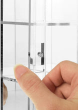 Load image into Gallery viewer, 25 Compartment Acrylic Display Shelf with Mirrored Back for Collectibles - 10.7"