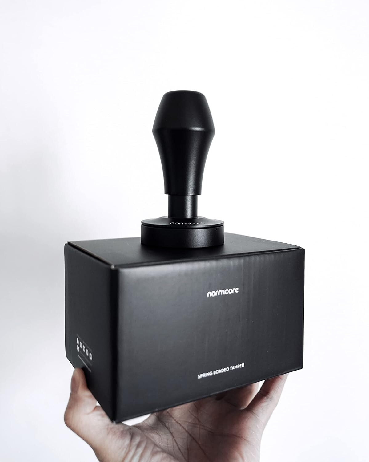 V4 Spring-Loaded Coffee Tamper for Baristas - 3 Interchangeable Pressure Springs