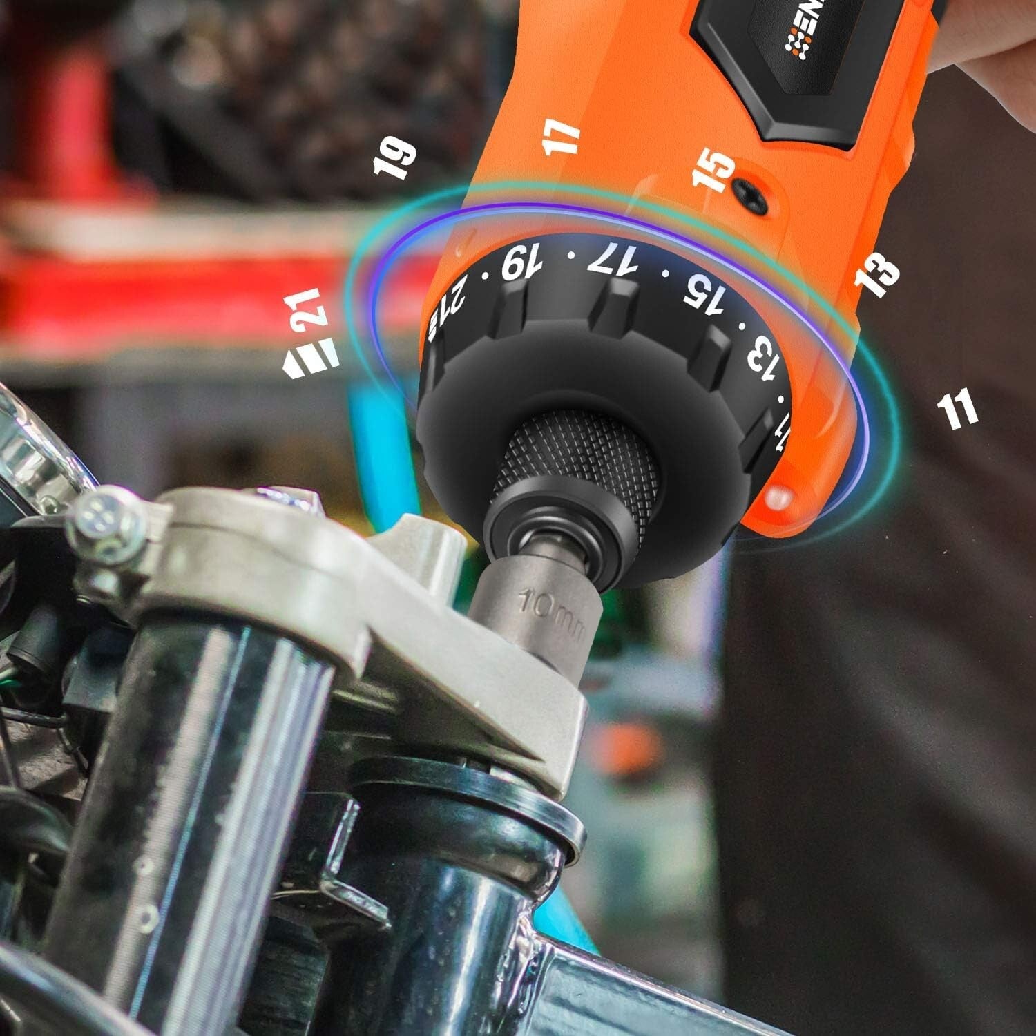 Premium 8V Cordless Screwdriver Kit - 88 in.lbs Torque, 1Hr Charger Included