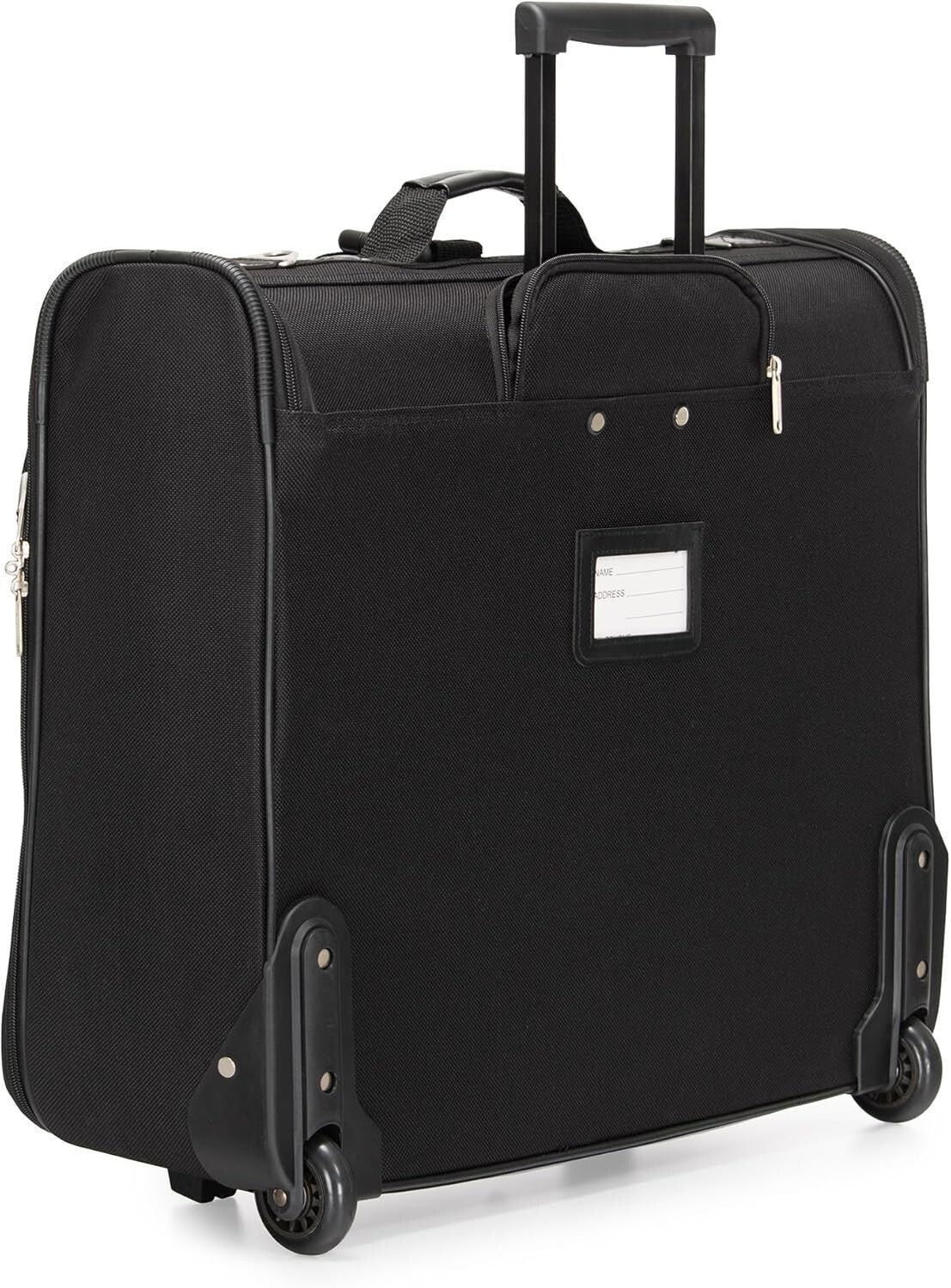 Amsterdam Gray Business Rolling Garment Bag - Expandable & Lightweight Design