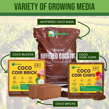 Load image into Gallery viewer, Versatile Coco Coir Potting Medium - Expands 18 Gallons for All Garden Projects