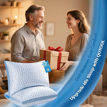 Load image into Gallery viewer, Adjustable Cooling Pillows with Shredded Foam – Ideal for Side and Back Sleepers