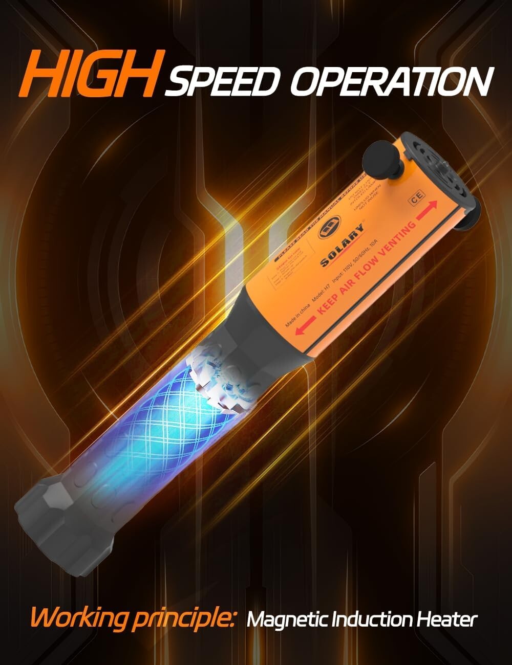 Efficient 110V Induction Heater Tool - Quick Rusty Nut Remover with 8 Coils