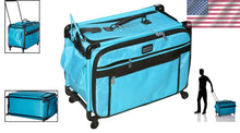 Load image into Gallery viewer, Heavy-Duty Collapsible Machine Case with 4-Wheel Drive for Sewers &amp; Quilters