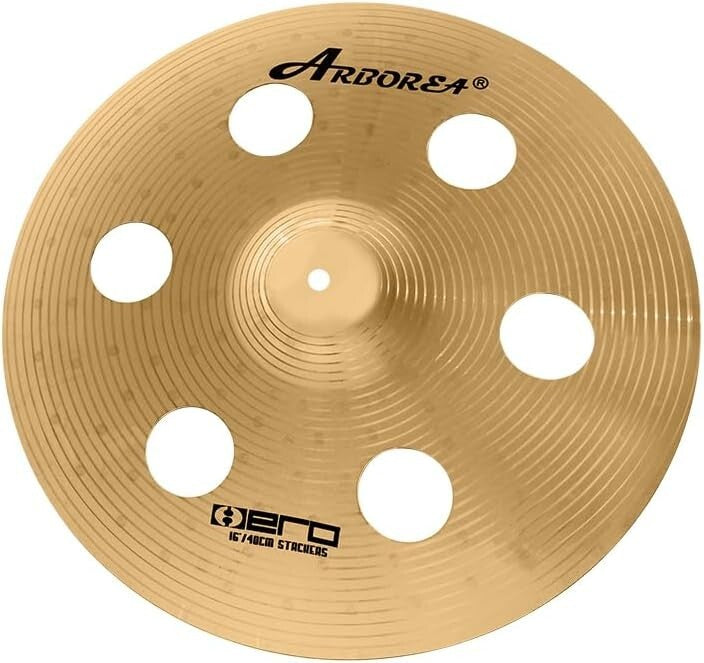 Premium Stainless Steel 8-Pc Cymbal Pack – Includes Hihats, Crash, & Ride