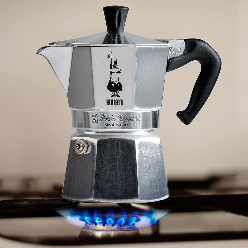 Iconic Moka Pot 3 Cups: Timeless Aluminium Espresso Maker for True Coffee Lovers