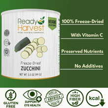 Load image into Gallery viewer, Freeze-Dried Zucchini Can - Emergency Food Supply with 25-Year Shelf Life