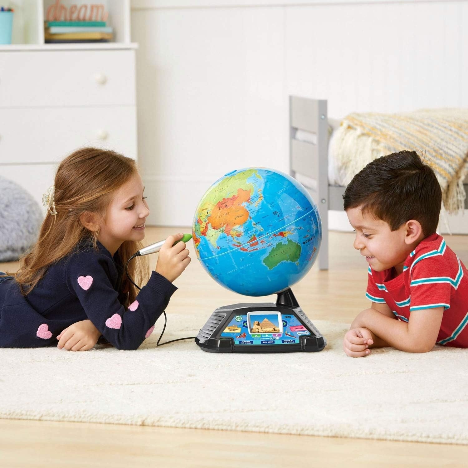 Frustration-Free 10" Kids Globe with Stylus & 5+ Hours of BBC Learning Videos