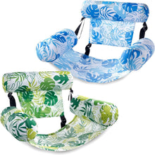 Load image into Gallery viewer, Large Adjustable Inflatable Pool Chairs with Buoyant Support - 220 lbs Capacity