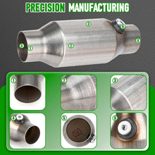 Load image into Gallery viewer, 2.5 Inch High Flow Catalytic Converter with Lifetime Assurance - Easy Install