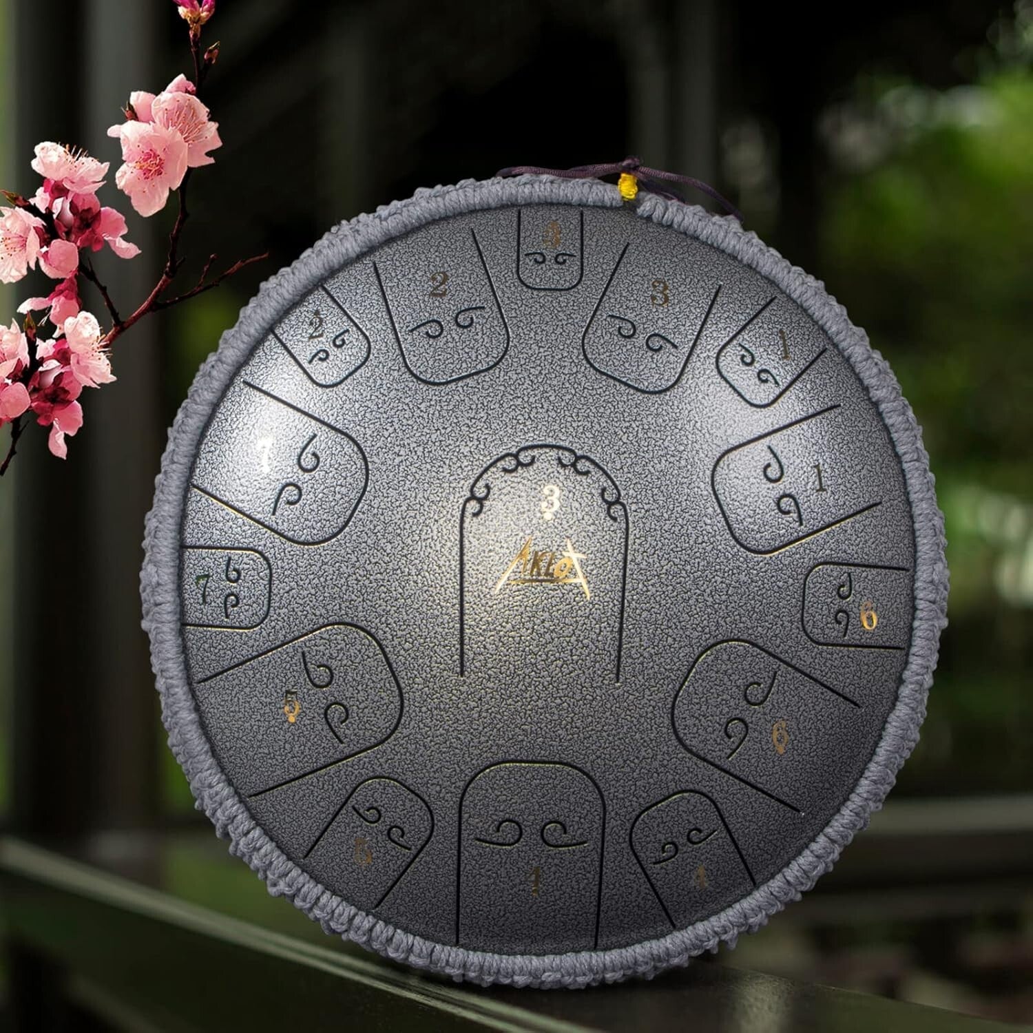 Ethereal Sound 14" Steel Tongue Drum - Perfect for Beginners and Professionals