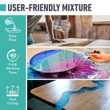 Load image into Gallery viewer, Ultra-Gloss Epoxy Resin 1 Gallon Kit - Crystal Clear, Self-Leveling, Bubble-Free