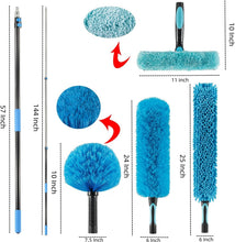 Load image into Gallery viewer, Bendable Feather Duster Kit for High Ceilings - 5-12ft Extension Pole Included