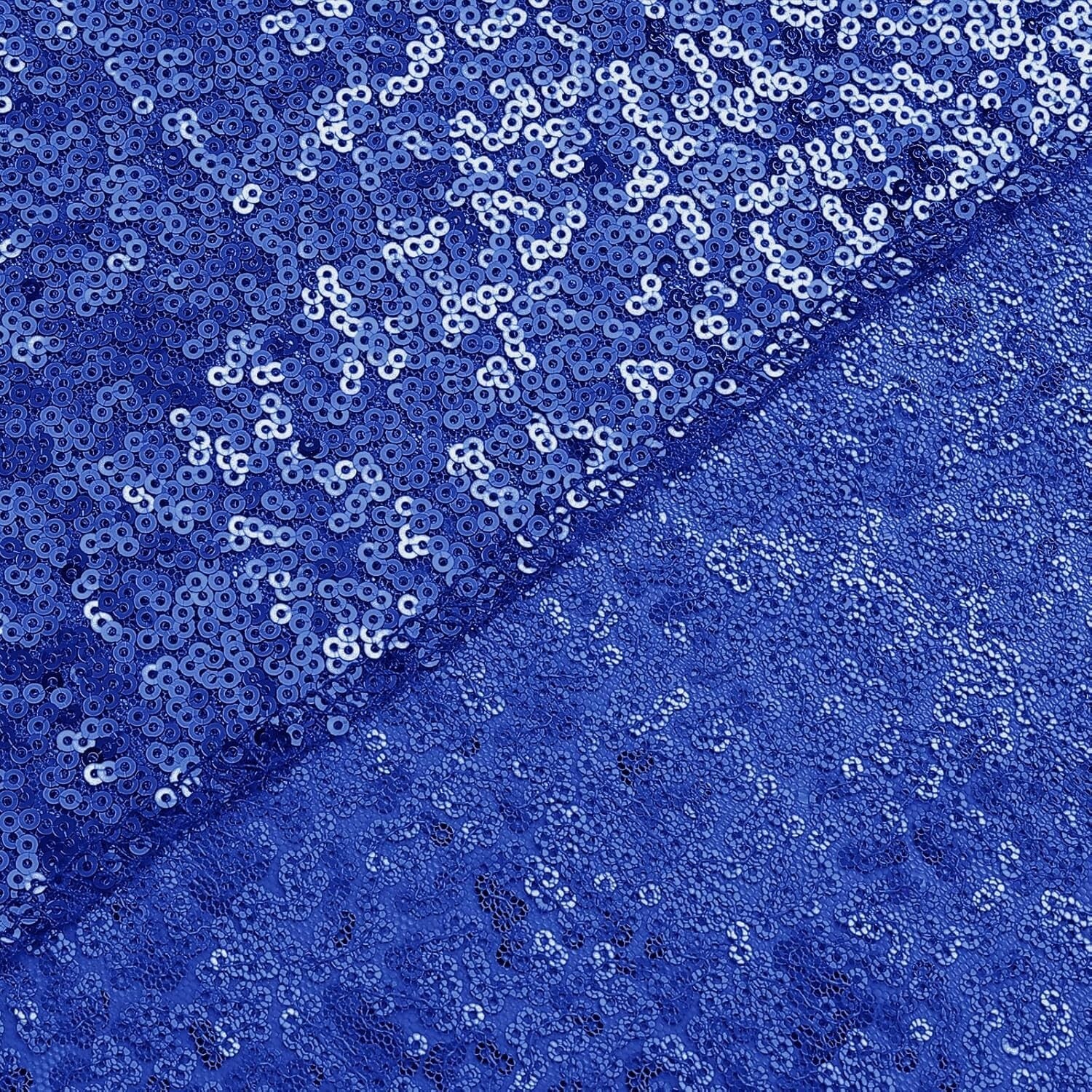 Elegant 4-Piece Navy Sequin Photography Backdrop - 2FT x 8FT Perfect for Parties