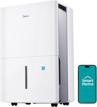Load image into Gallery viewer, Sleek 50 Pint Dehumidifier for 4,500 Sq. Ft. - Smart Control &amp; Quiet Performance