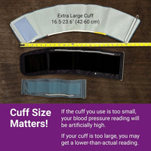Load image into Gallery viewer, User-Friendly Blood Pressure Machine with XL Cuff &amp; Companion Heart Track App