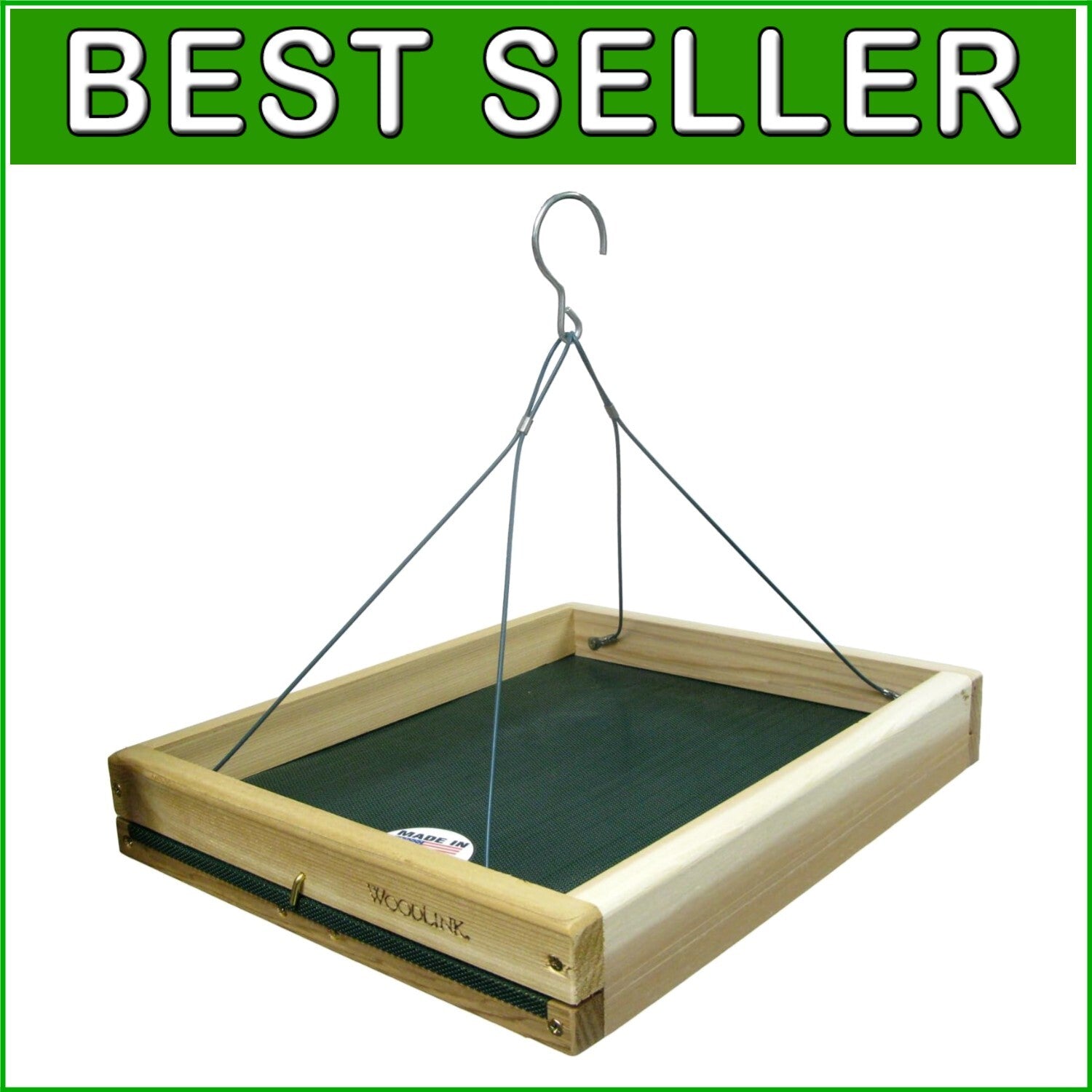 Elegant Weatherproof Cedar Bird Feeder - 3 in 1 Functionality for Backyard Birds