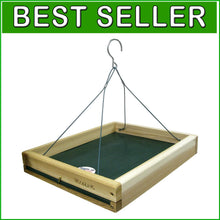 Load image into Gallery viewer, Elegant Weatherproof Cedar Bird Feeder - 3 in 1 Functionality for Backyard Birds
