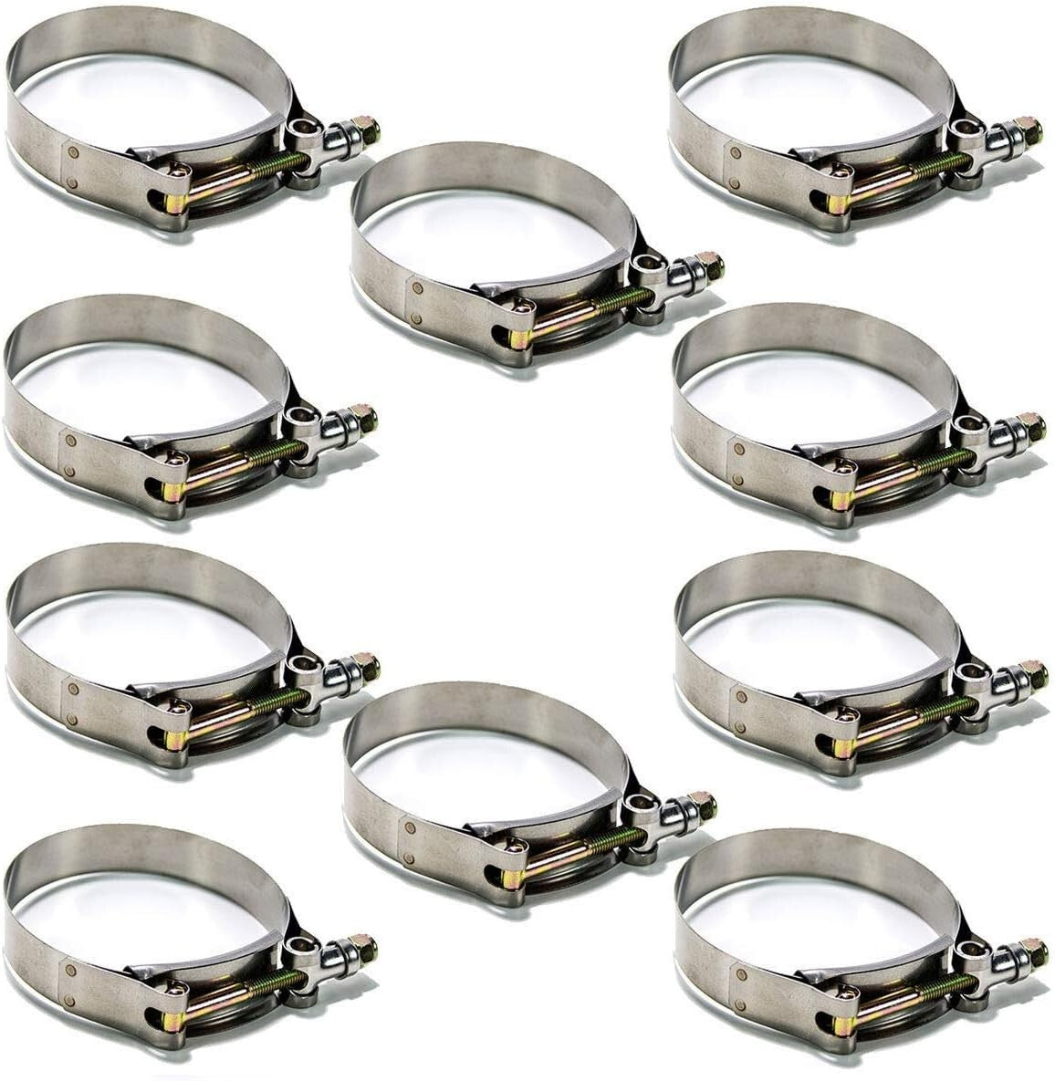 Complete Aluminum Turbo Intercooler Pipe Kit 2.5" with 16 Stainless Steel Clamps