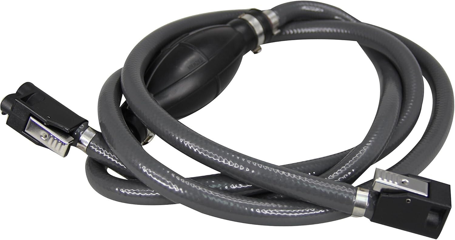 7ft Ethanol-Compatible Fuel Hose with Alcohol Resistant Material & Rubber Primer