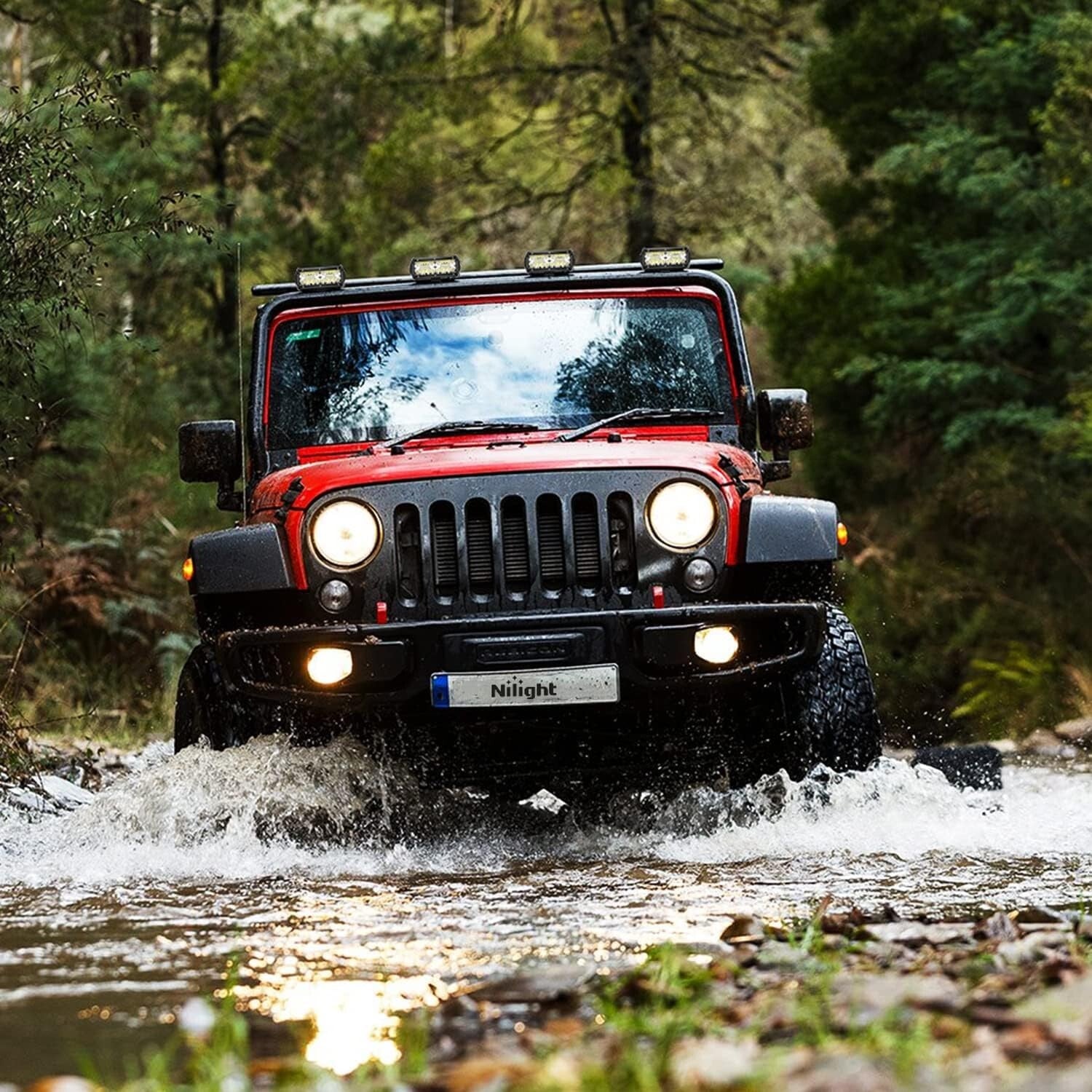 Powerful 120W Waterproof LED Light Pods 4PCS - Ideal for SUVs, Trucks, Boats