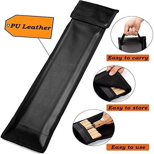 Eco-Friendly Stainless Steel BBQ Skewers with 1 Inch Wide Flat Design - Set of 7