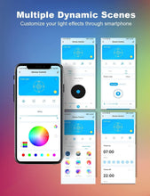 Load image into Gallery viewer, Vibrant App-Controlled RGB LED Strip Lights - 300ft for Bedroom &amp; Party Decor