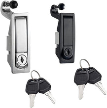 Load image into Gallery viewer, Secure Your Boat with 4 Silver Flush Mount Compression Latch Locks - Key Locking