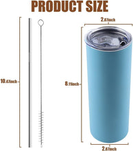 Load image into Gallery viewer, Premium Double Wall Insulated 20oz Tumbler Set - Perfect for Hot &amp; Cold Drinks
