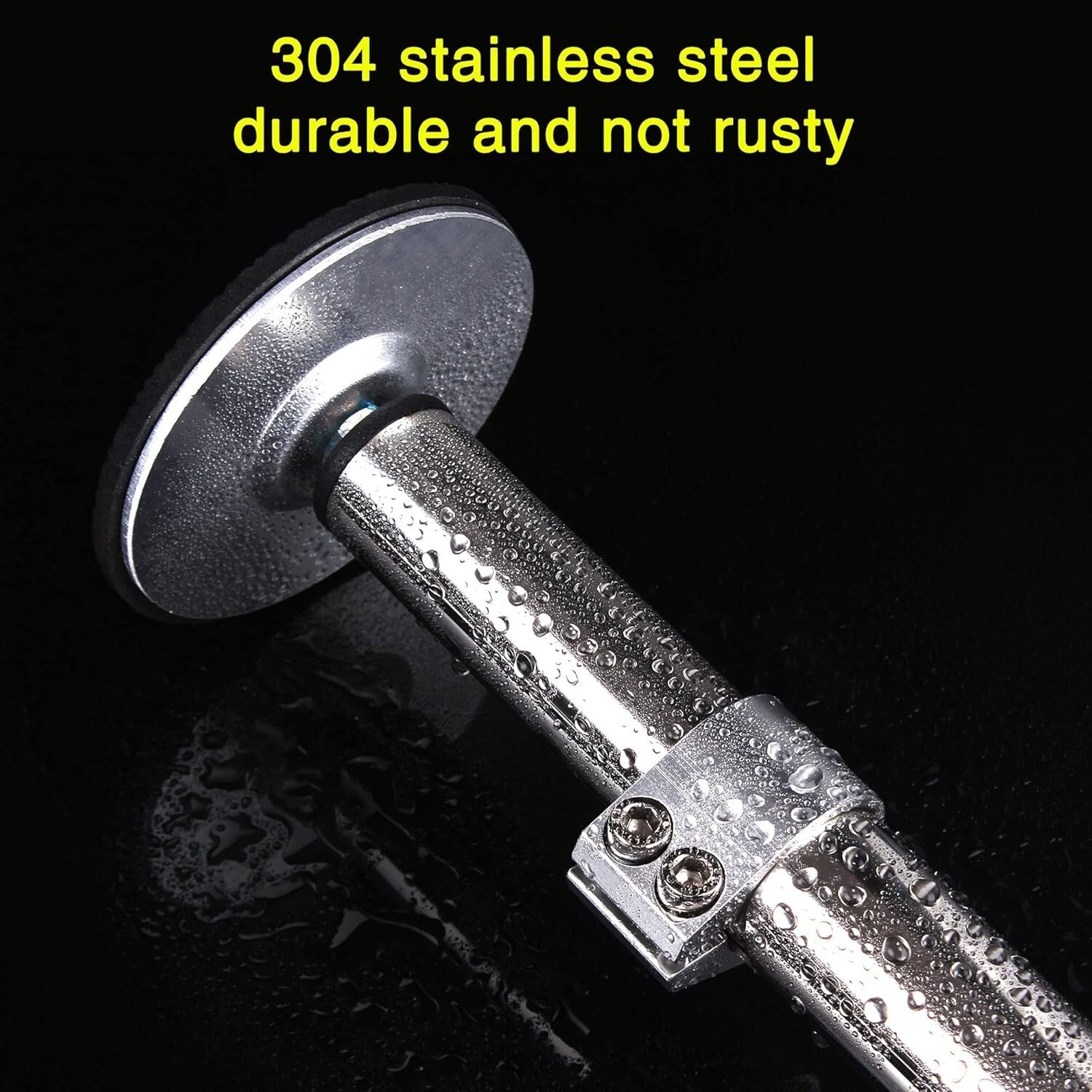 Stainless Steel Undermount Sink Support Kit - Height Adjustable 16-29.5 inches