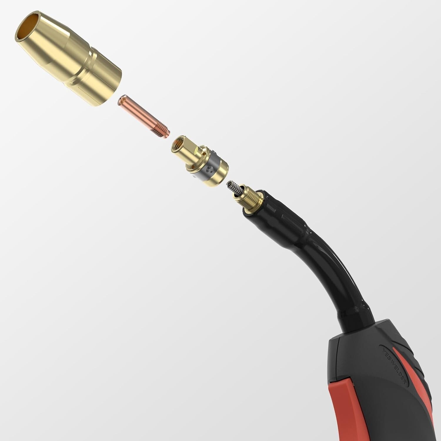 10ft 150A Flexible Neck MIG Welding Gun Torch for Miller - Reliable Replacement