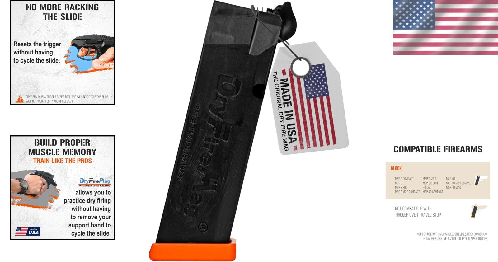 Dry Fire Training Magazine for Smith & Wesson M&P | Adjustable Trigger Weight