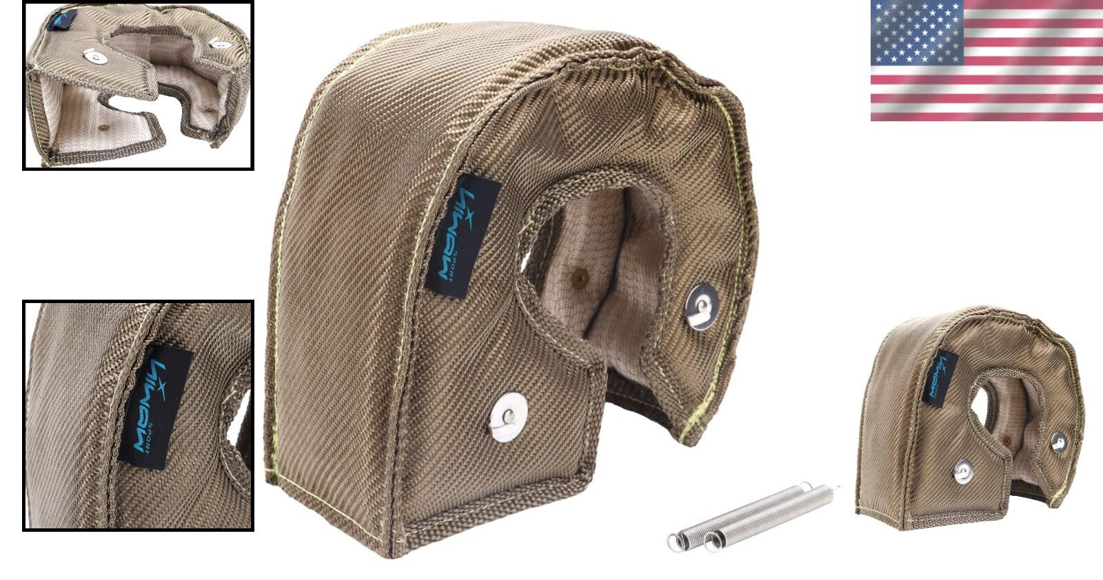 FireShield T4 Titanium Turbo Blanket - Ultimate Heat Shield for Turbochargers