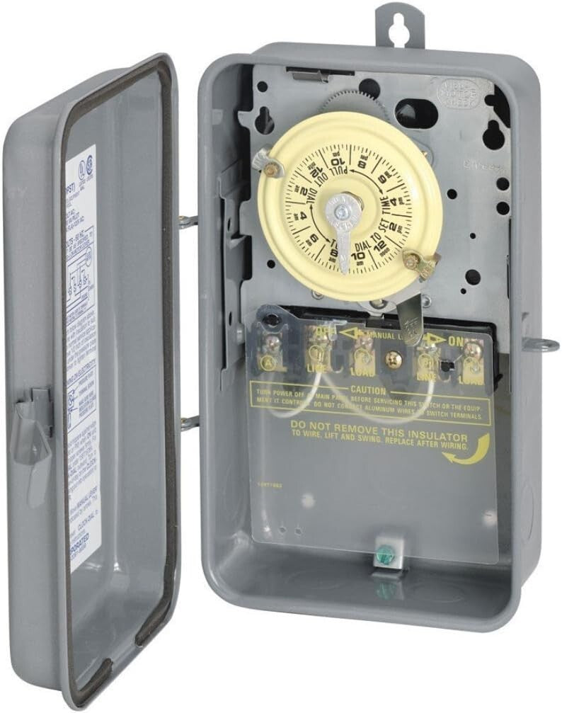 NEMA Certified 24-Hour DPST Time Switch - Ideal for Industrial & Residential Use