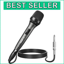 Load image into Gallery viewer, Professional XLR Microphone with Hypercardioid Pickup for Crystal-Clear Sound