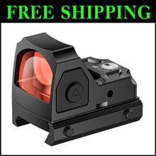 Load image into Gallery viewer, Universal Pistol Red Dot Scope with Adapter, 12 Brightness Settings, Lightweight