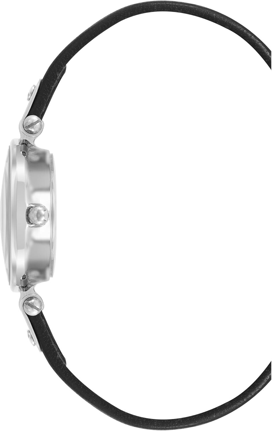 Stylish Aqua Blue Dial Women's Watch with Black Leather Strap - Waterproof