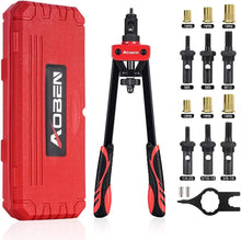 Load image into Gallery viewer, Professional Rivet Nut Setter Kit - 14" Tool with Quick-Change and Accessories
