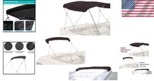 Load image into Gallery viewer, Waterproof Marine Grade 4 Bow Bimini Top Cover - Easy Installation &amp; 9 Colors
