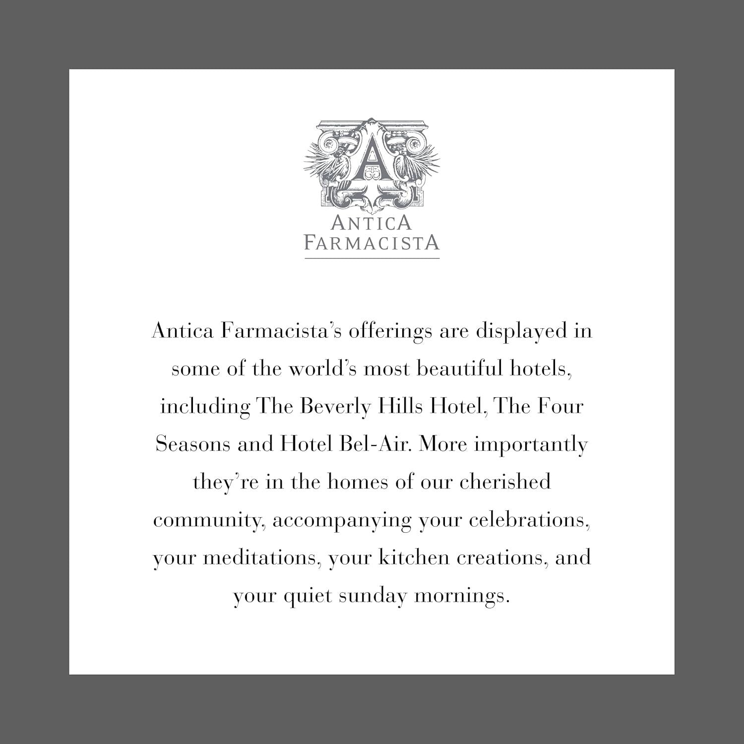 Antica Farmacista Ironwood 17 fl oz Diffuser - Eco-Friendly Aroma Enhancer