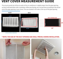 Load image into Gallery viewer, Durable 30''x20'' HVAC Return Vent Cover - Powder Coated Steel and Easy Install